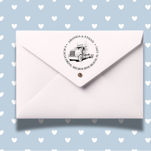 Semi Truck kenworth Zelfinktende Stempel