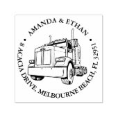 Semi Truck kenworth Zelfinktende Stempel (Design)