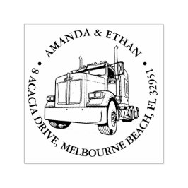 Semi Truck kenworth Zelfinktende Stempel