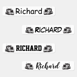Semi Truck Labels