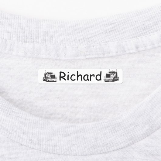 Semi Truck Labels (Aangebracht)