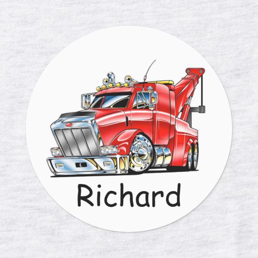 Semi Truck Labels (Design 1)