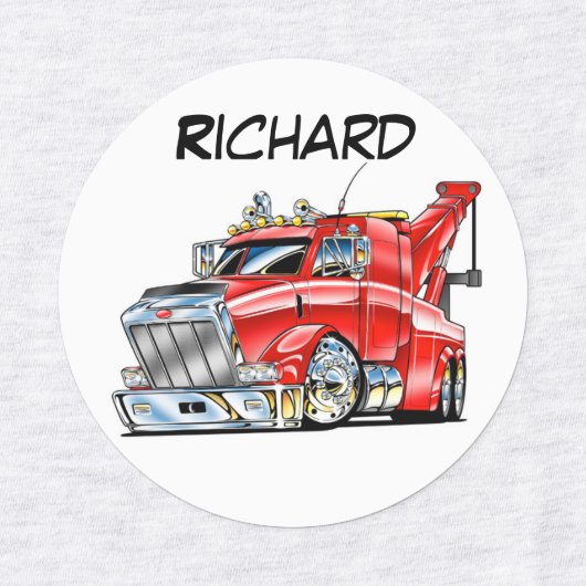 Semi Truck Labels (Design 2)