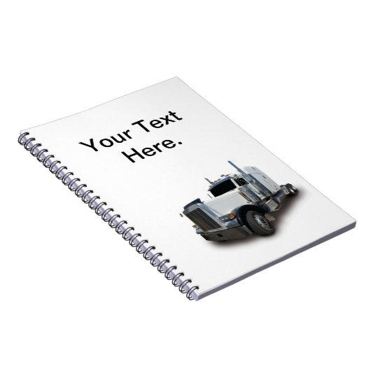 Semi Truck Log Book Spiral Notitieboek (Rechterzijde)