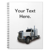 Semi Truck Log Book Spiral Notitieboek (Voorkant)