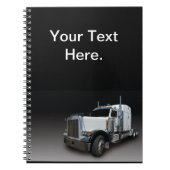 Semi Truck Log Book Spiral Notitieboek (Voorkant)
