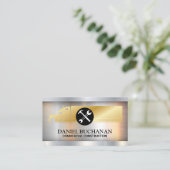 Semi Truck Logo | Bouwgereedschap Visitekaartje (Staand voorkant)