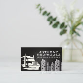 Semi Truck Logo | Gebouw Visitekaartje (Staand voorkant)