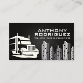 Semi Truck Logo | Gebouw Visitekaartje (Voorkant)