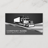 Semi Truck Logo | Metaal Visitekaartje (Voorkant)