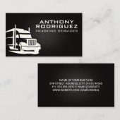 Semi Truck Logo | Veiling Visitekaartje (Voorkant / Achterkant)