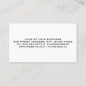 Semi Truck Metaal | Bakstenen Muur Visitekaartje (Achterkant)