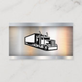 Semi Truck | Metaal | Logistiek Visitekaartje (Achterkant)
