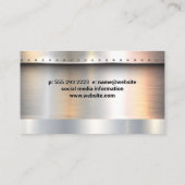 Semi Truck | Metaalborstel | Rivieren Visitekaartje (Achterkant)