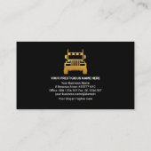 Semi Truck Name Holder TransportDriver Visitekaartje (Achterkant)