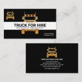 Semi Truck Name Holder TransportDriver Visitekaartje (Voorkant / Achterkant)