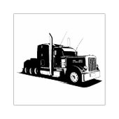Semi Truck Rubberstempel (Afrduk)
