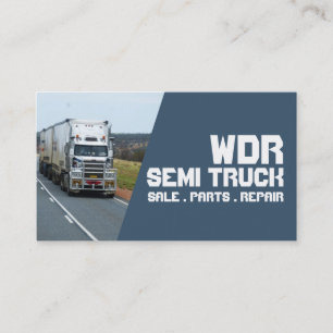 Semi Truck Sale Parts Repair Visitekaartje
