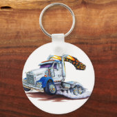 Semi Truck Sleutelhanger (Voorkant)