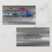 Semi Truck Transporters | Metaal Visitekaartje (Voorkant / Achterkant)