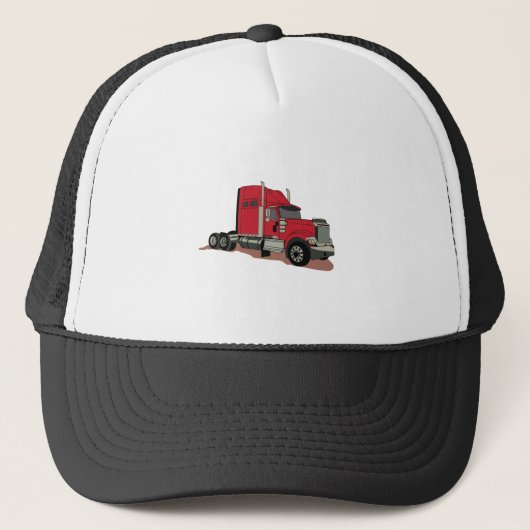 Semi Truck Trucker Pet (Voorkant)