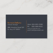 Semi Truck Trucking en Logistiek Visitekaartje (Achterkant)