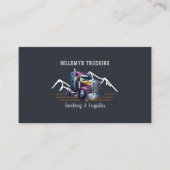 Semi Truck Trucking en Logistiek Visitekaartje (Voorkant)