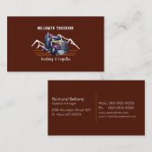 Semi Truck Trucking en Logistiek Visitekaartje (Voorkant / Achterkant)