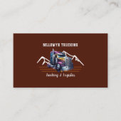 Semi Truck Trucking en Logistiek Visitekaartje (Voorkant)