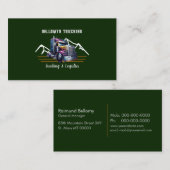 Semi Truck Trucking en Logistiek Visitekaartje (Voorkant / Achterkant)