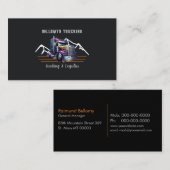 Semi Truck Trucking en Logistiek Visitekaartje (Voorkant / Achterkant)