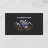 Semi Truck Trucking en Logistiek Visitekaartje (Voorkant)