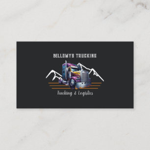 Semi Truck Trucking en Logistiek Visitekaartje