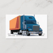 Semi Truck | Vervoer Visitekaartje (Achterkant)
