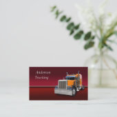 Semi Truck Visitekaartje (Staand voorkant)
