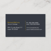 Semi Truck Visitekaartje (Achterkant)