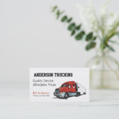 Semi Truck Visitekaartje (Staand voorkant)