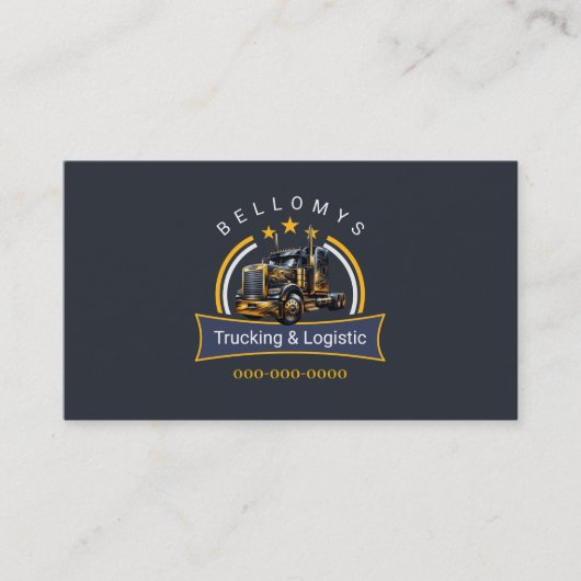 Semi Truck Visitekaartje (Voorkant)