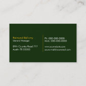 Semi Truck Visitekaartje (Achterkant)