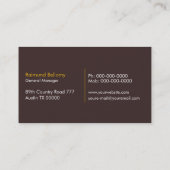 Semi Truck Visitekaartje (Achterkant)