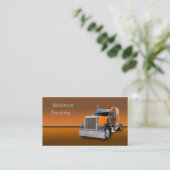Semi Truck Visitekaartje (Staand voorkant)