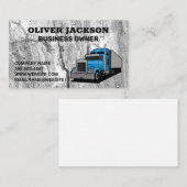 Semi Truck | Visitekaartje van betonrottextuur (Voorkant / Achterkant)
