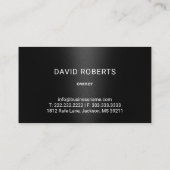 Semi Vrachtwagen Professionele Bouw Trucking Metaa Visitekaartje (Achterkant)