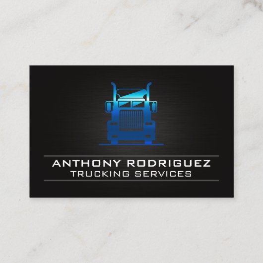 semi-vrachtwagen | transportstuurprogramma | Logis Visitekaartje (Voorkant)