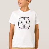 Semi White Russian Dwarf Hamster T-shirt (Voorkant)