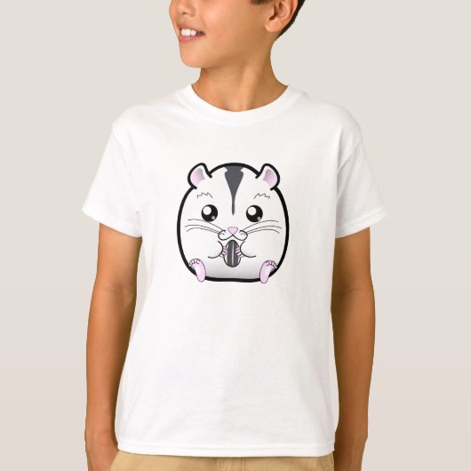 Semi White Russian Dwarf Hamster T-shirt (Voorkant)