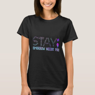 Semicolon Blijf morgen heeft je nodig T-shirt