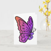 Semicolon Butterfly Anti-Suicide Mental Health Awa Kaart (Gele Bloem)