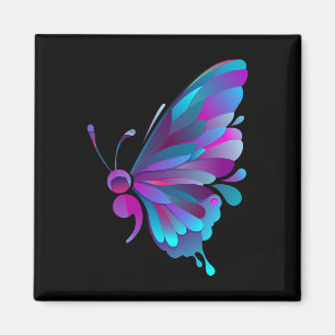 Semicolon Butterfly Semi-colon Tattoo Mental Healt Magneet