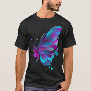 Semicolon Butterfly Semi-colon Tattoo Mental Healt T-shirt